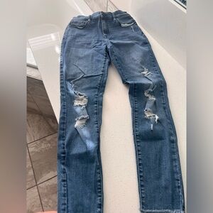 Distressed Blue Jeans Pacsun